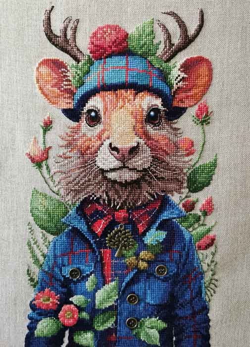 Seamus by Nimuë 2026 Designer Annaïck Chauvel Counted cross stitch Kit or Pattern