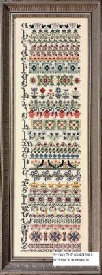 The Long Mile by Rosewood Manor Design Exclusive Needlework Marketplace 2026 Counted cross stich pattern