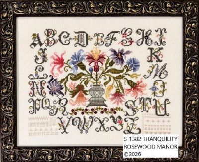 Tranquility by Rosewood Manor Design Exclusive Needlework Marketplace 2026 Counted cross stich pattern