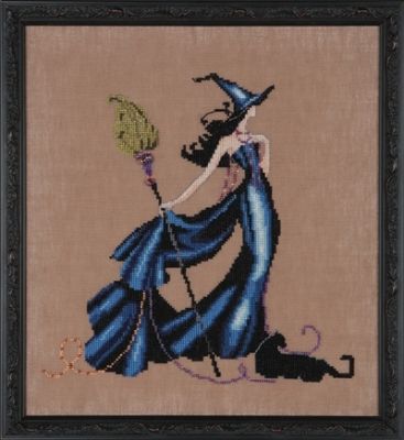 Gigi by Nora Corbett 2014 Bewitching Pixies Series Counted cross stitch pattern, embellishment pack