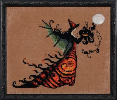Electra by Nora Corbett 2015 Bewitching Pixies 2 Series Counted cross stitch pattern, embellishment pack