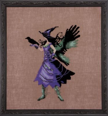 Cleo by Nora Corbett 2014 Bewitching Pixies Series Counted cross stitch pattern, embellishment pack