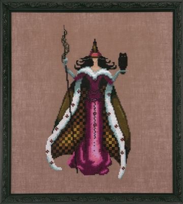 Mari by Nora Corbett 2014 Bewitching Pixies Series Counted cross stitch pattern, embellishment pack