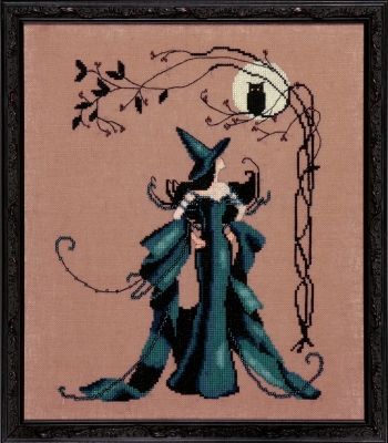 Minerva by Nora Corbett 2016 Bewitching Pixies 2 Series Counted cross stitch pattern, embellishment pack