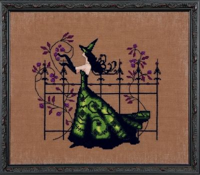 Gwen by Nora Corbett 2015 Bewitching Pixies 2 Series Counted cross stitch pattern, embellishment pack