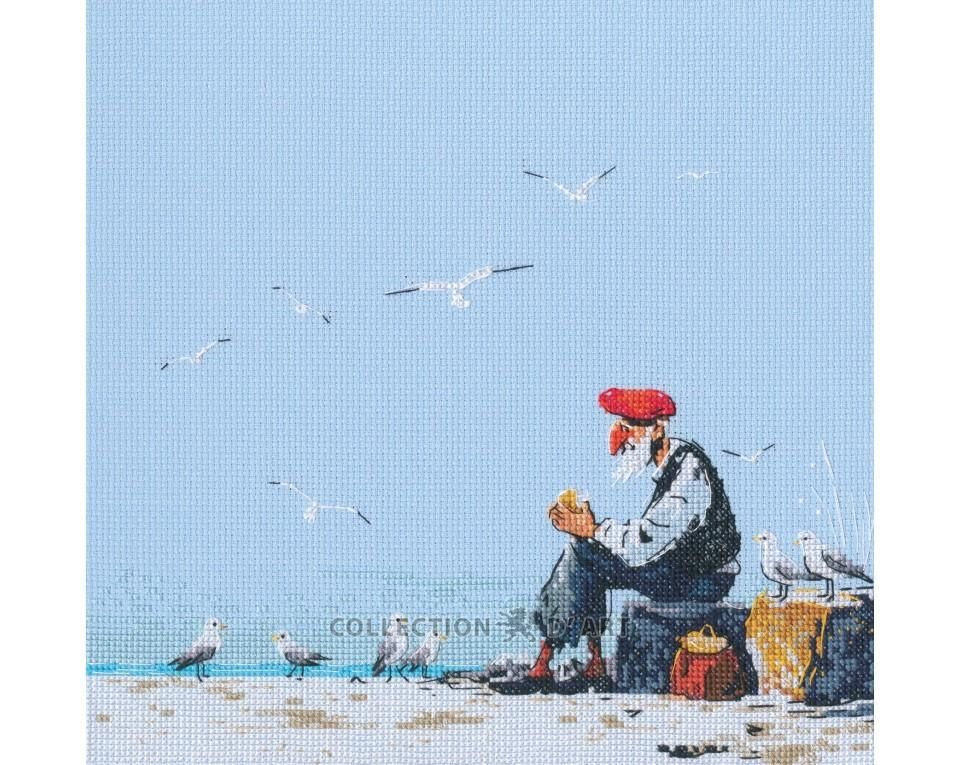 Old man by the sea by RTO 2026 Counted Cross Stitch Kit