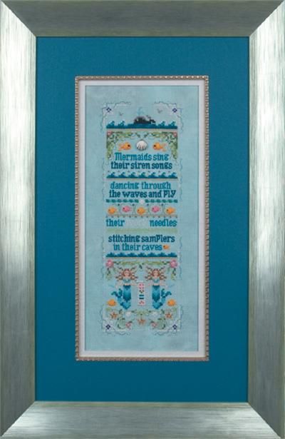 Sirens of the Sea by Just Nan 2009 Cross stitch pattern and Embellishment Pack