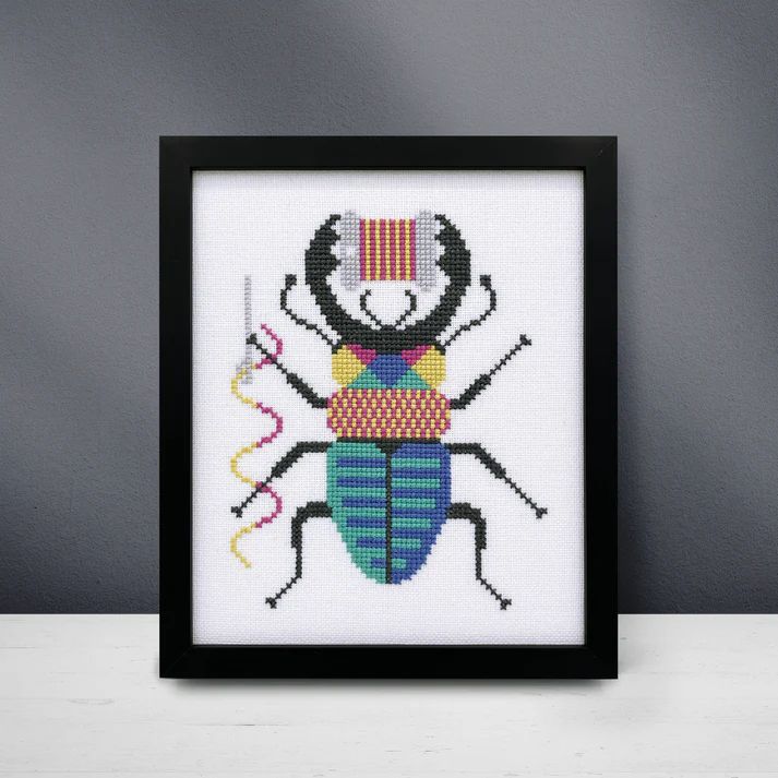 Stitchy Bug by Boomerang Stitches 2025 Printed Counted Cross Stitch pattern