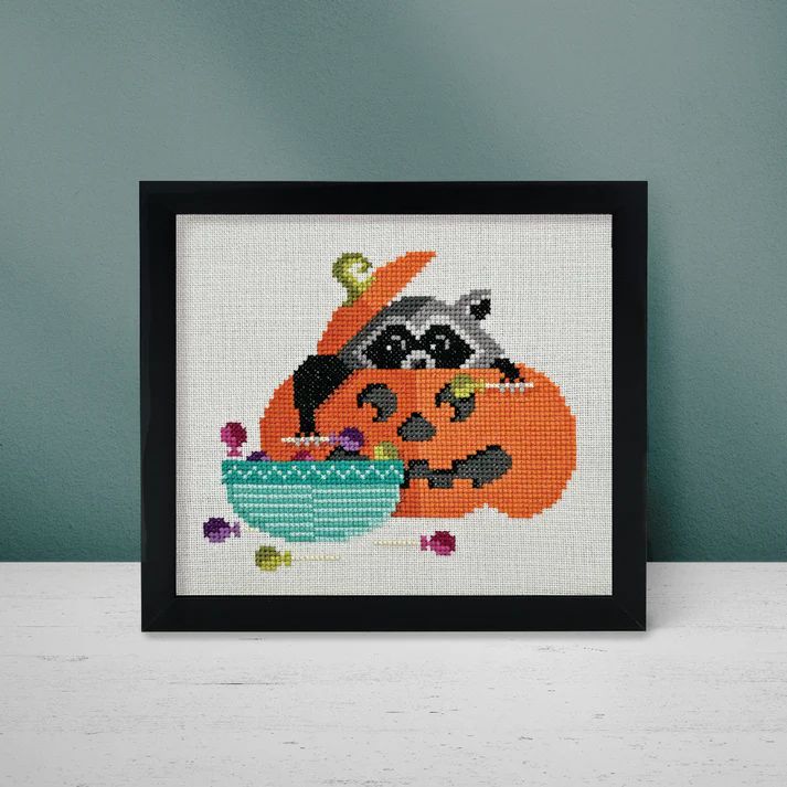 Snack-O-Lantern by Boomerang Stitches 2025 Printed Counted Cross Stitch pattern