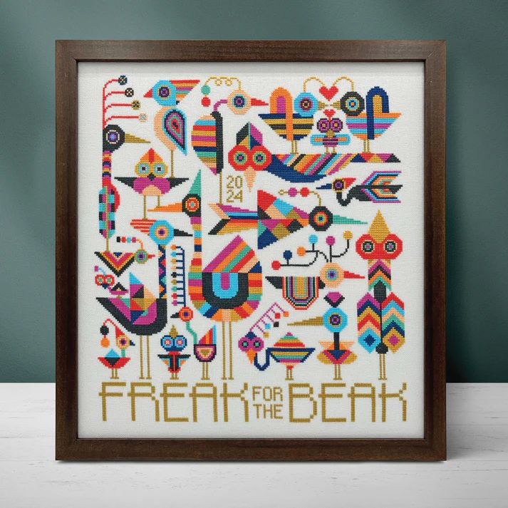 Freak for the Beak by Boomerang Stitches 2024 Printed Counted Cross Stitch pattern
