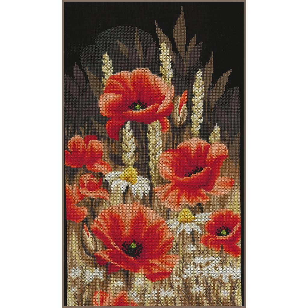 Wild poppies by Vervaco 2026 Counted cross stitch kit
