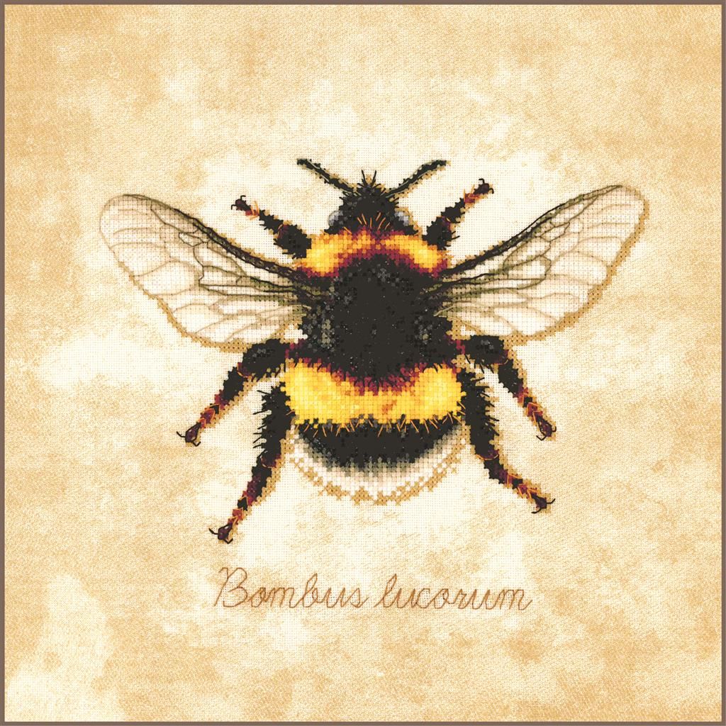 Bombus lucorum by Lanarte 2026 Animal Collection Counted cross stitch Kit