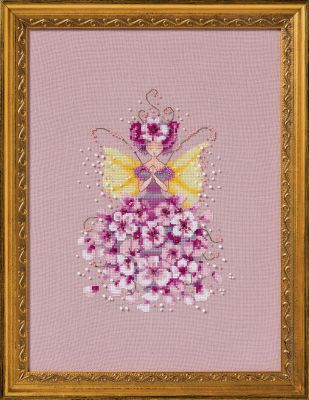 Miss Cherry Blossom by Nora Corbett Designs 2026 Flutter Fruit Collection Printed pattern, Embellishment Pack