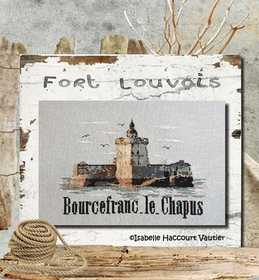 Fort Louvois by Isabelle Haccourt Vautier Collection Oleron by ISA Printed cross stich pattern