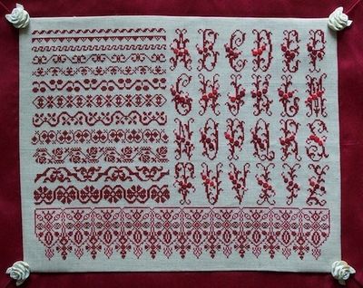 Dentelles de Roses (Rose Lace) by Reflets de Soie 2013 Counted cross stitch pattern