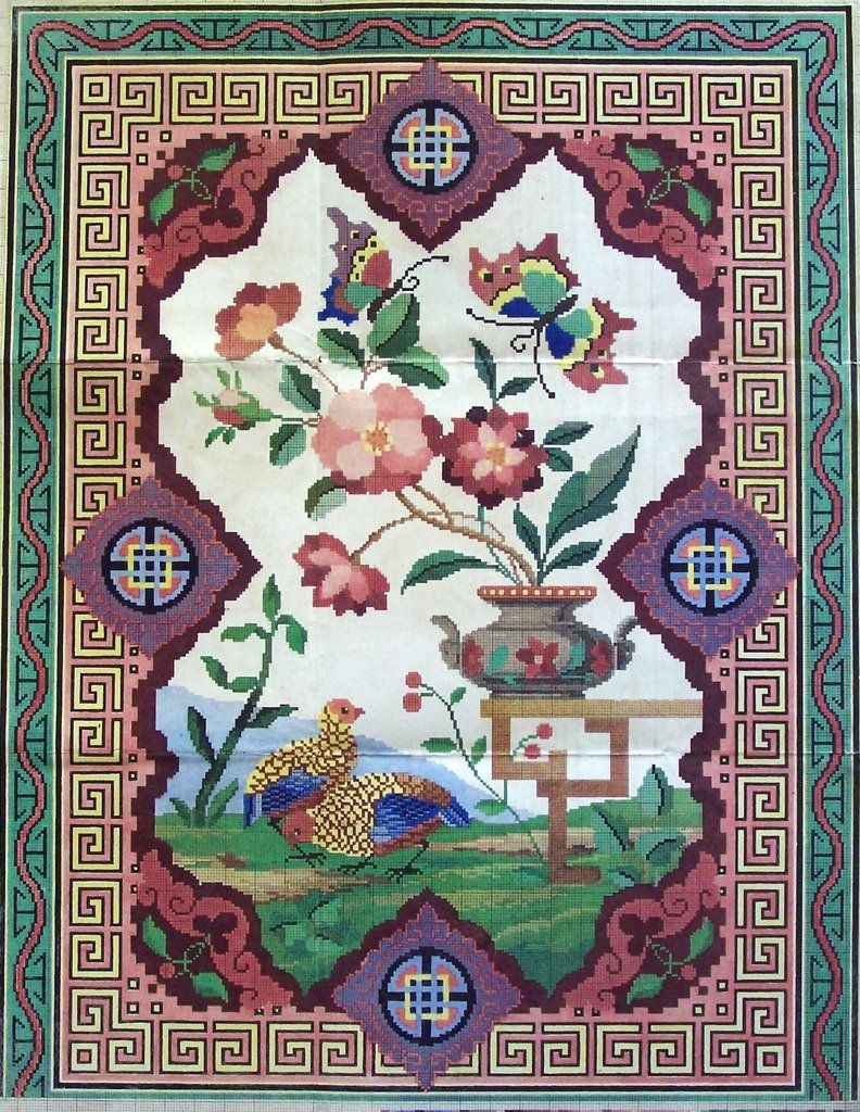Chinoiserie 1855 (Chinese Antiques, 1855) by Reflets de Soie 2015 Counted cross stitch pattern