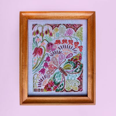 Garden Belle by Jessica Doize (JEDxStitch) 2026 Counted cross stitch pattern