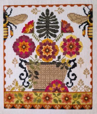 Ferns and Flowers by The Artsy Housewife 2026 Counted cross stich pattern