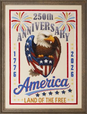 Freedom 250 by Glendon Place 2026 Counted cross stitch pattern
