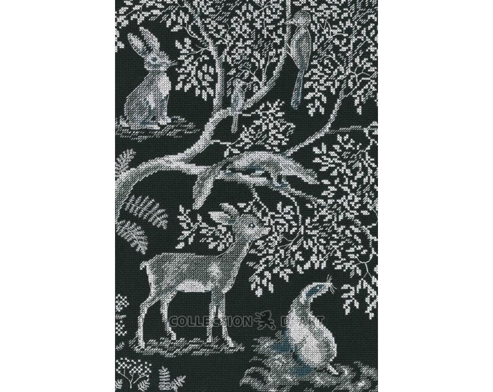 Forest laces by RTO Animal Collection Counted Cross Stitch Kit
