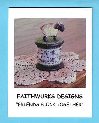 Friends Flock Together by Faithwurks Designs Sheep Spool kit