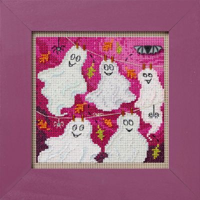 Ghost Line by Mill Hill 2026 Autumn Series Buttons and Beads Kit Beaded cross stitch kit