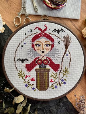 Baba Yaga by World of Cross Stitch (Mir Vyshivki), designer Medveditsa Counted cross stitch kit