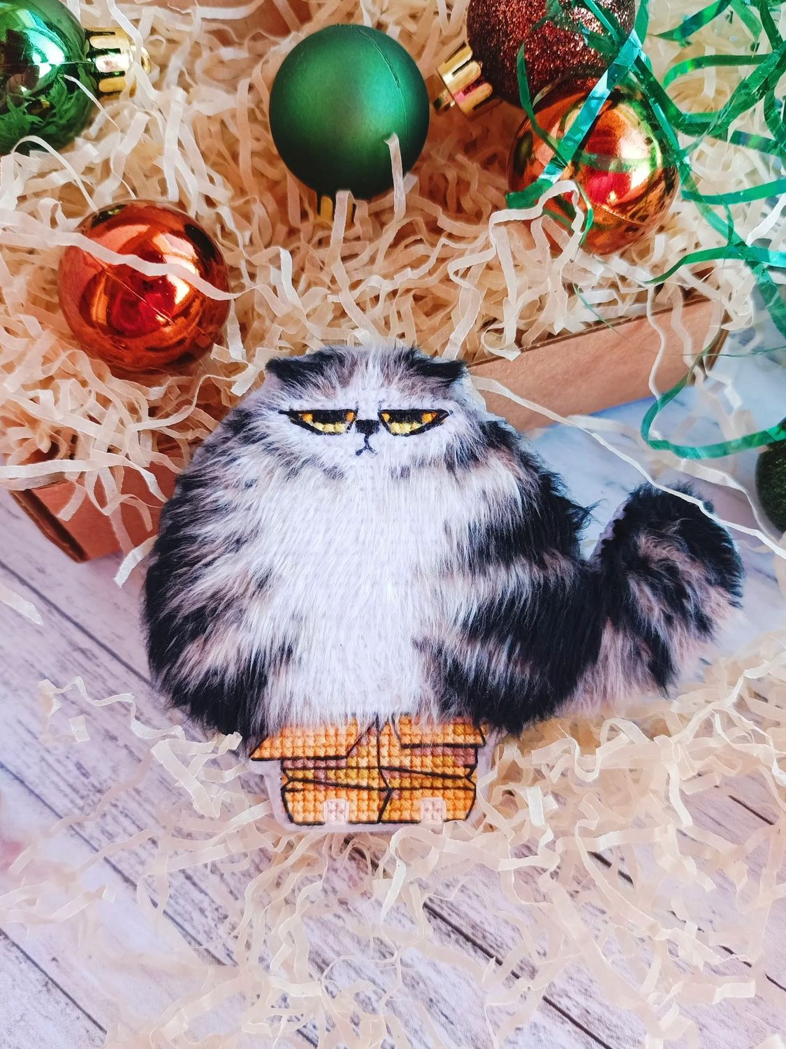 This Is My Box! by World of Cross Stitch (Mir Vyshivki) designer Elena Kalaeva Counted cross stitch kit