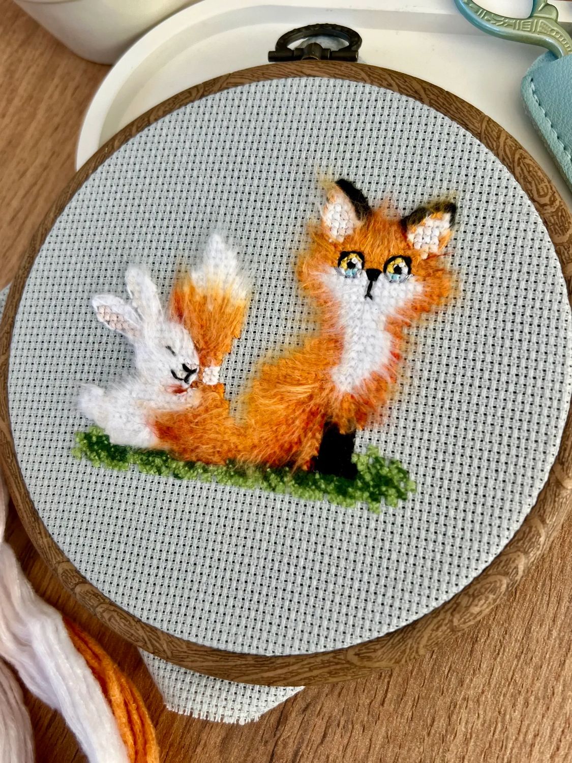 Hugs by World of Cross Stitch (Mir Vyshivki), designer Elena Kalaeva Counted cross stitch kit