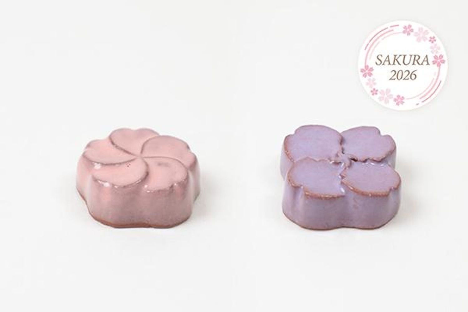 Sakura 2026 Awaji Kawara Needle Rest by Cohana Limited Edition! Flower Motif Ceramic Magnet