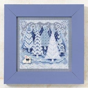 Winter Wonderland by Mill Hill 2009 Winter Series Buttons and Bead Collection Beaded cross stitch embroidery kit