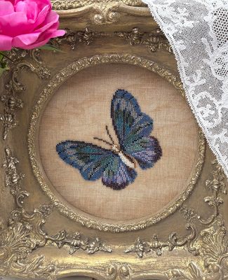 Papillon d'Azur (Azure Butterfly) by Maison Choisel 2026 Beaded mini-kit