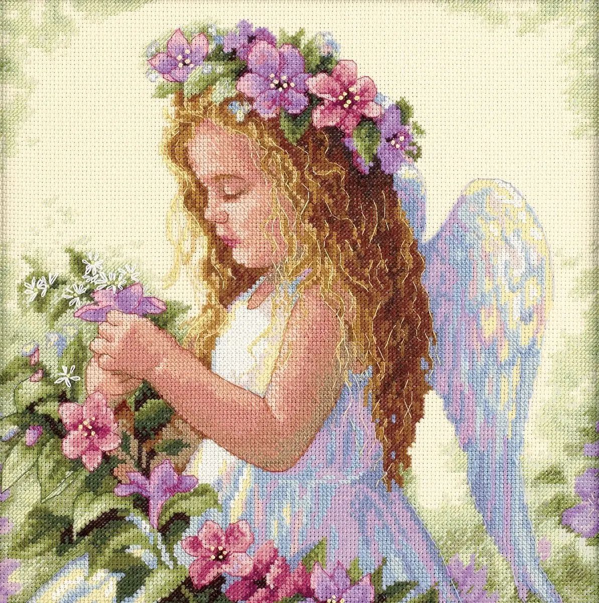 Passion Flower Angel by Dimensions Counted Cross Stitch Kit