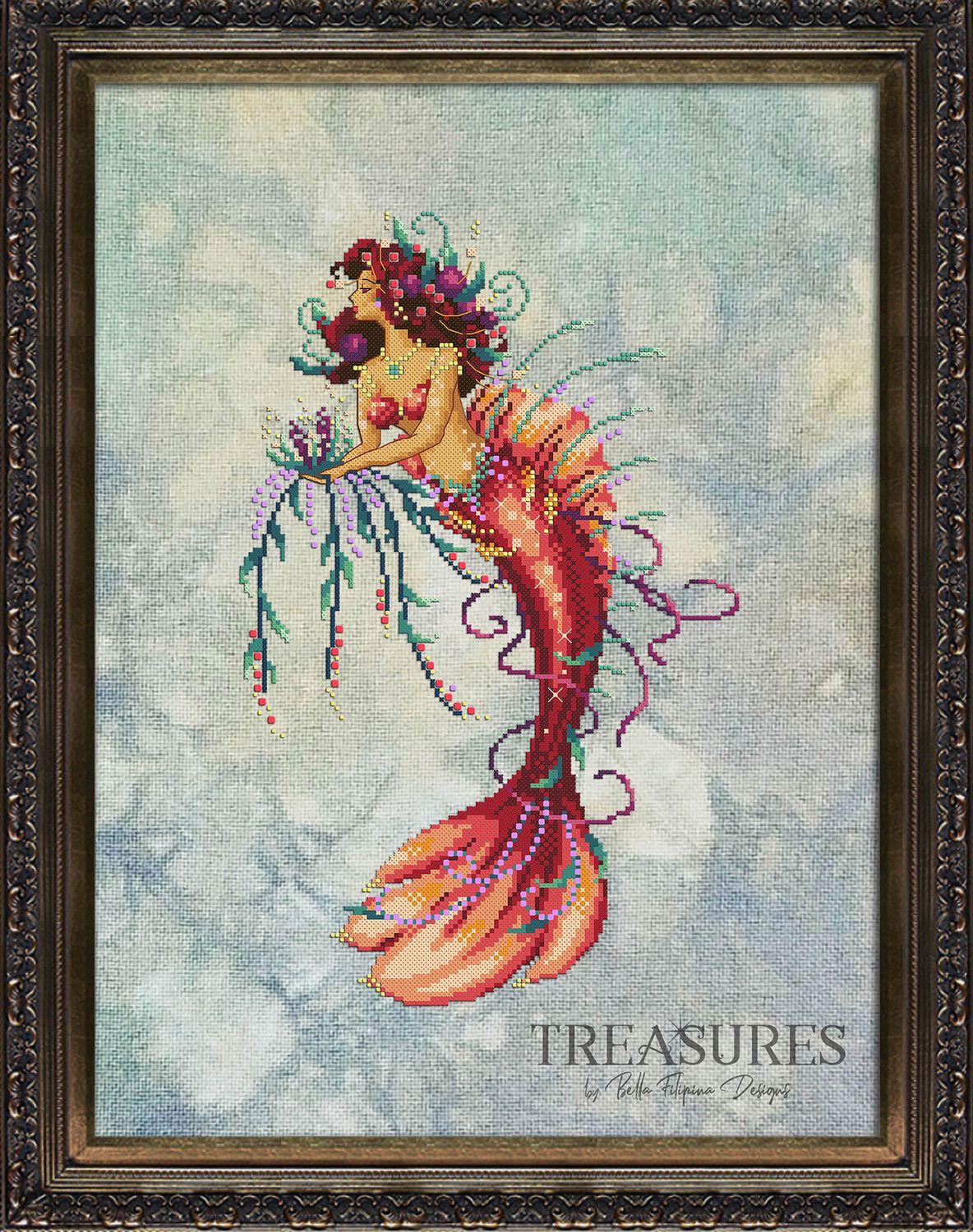 Arina and the Resplendence of Summer by Bella Filipina Designs 2024 Treasures Collection Counted Cross-stitch pattern