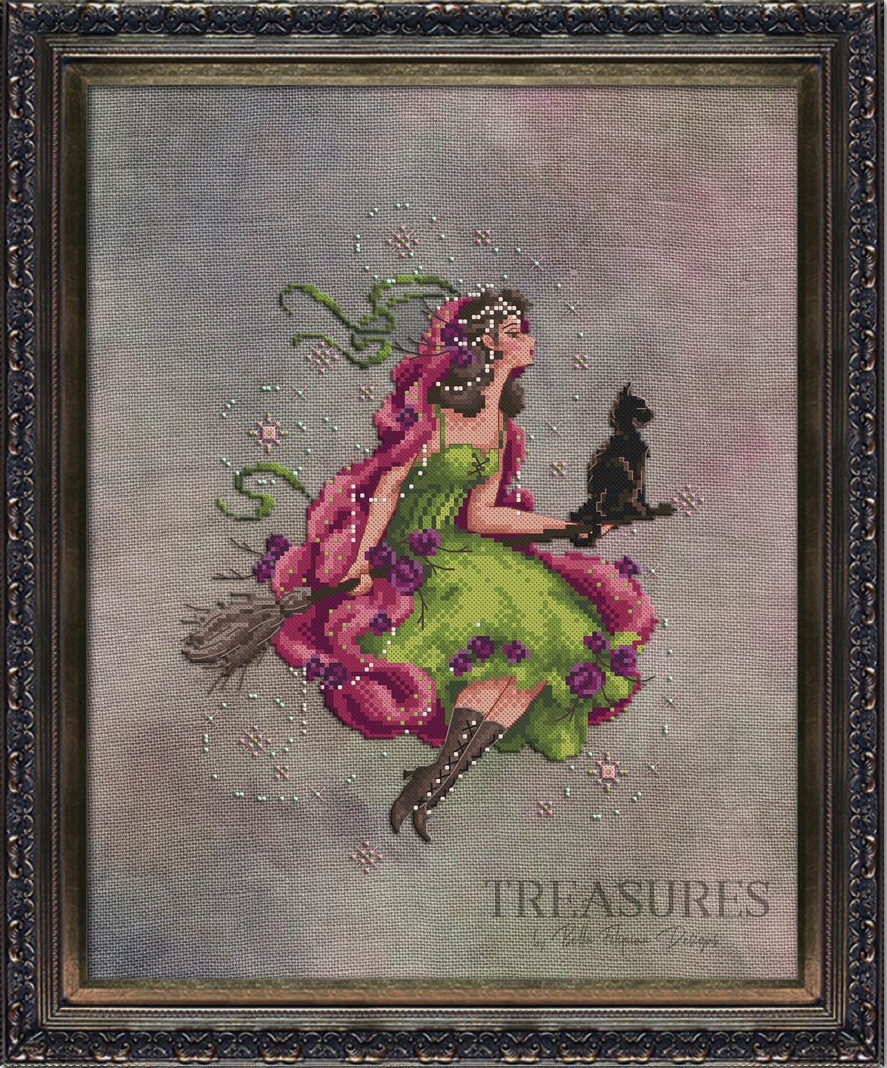 Sorcesress Ashaenvale by Bella Filipina Designs 2026 Treasures Collection Counted Cross-stitch pattern