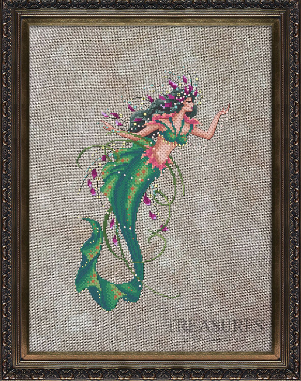 Naya and the Promise of Spring by Bella Filipina Designs 2026 Treasures Collection Counted Cross-stitch pattern