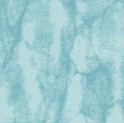 Country Atlantic Lugana Murano Vintage 32ct. by Zweigart Stamped Hand-Dyed Look Fabric for embroidery Cotton/Modal 12" x 18" (Fat Eighth)
