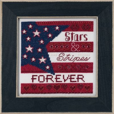 Stars and Stripes by Mill Hill 2019 Patriotic Quartet Collection Beaded cross stitch kit