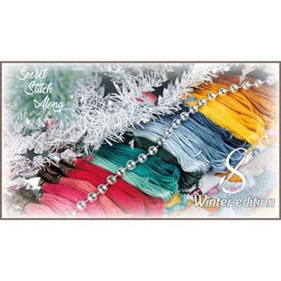 Secret Stitch Along Winter 2026/3 by Vervaco. Start August 28, 2026 Counted cross stitch kit without knowing what the end-result will be!