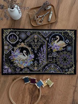 Lavender by World of Cross Stitch (Mir Vyshivki), designer Magical Thread Counted cross stitch kit