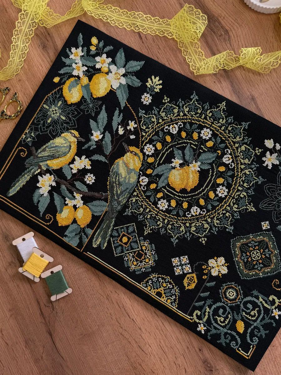 Limons by World of Cross Stitch (Mir Vyshivki), designer Magical Thread Counted cross stitch kit