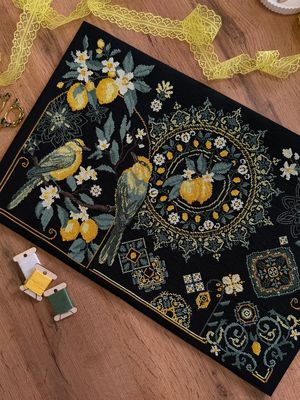 Limons by World of Cross Stitch (Mir Vyshivki), designer Magical Thread Counted cross stitch kit