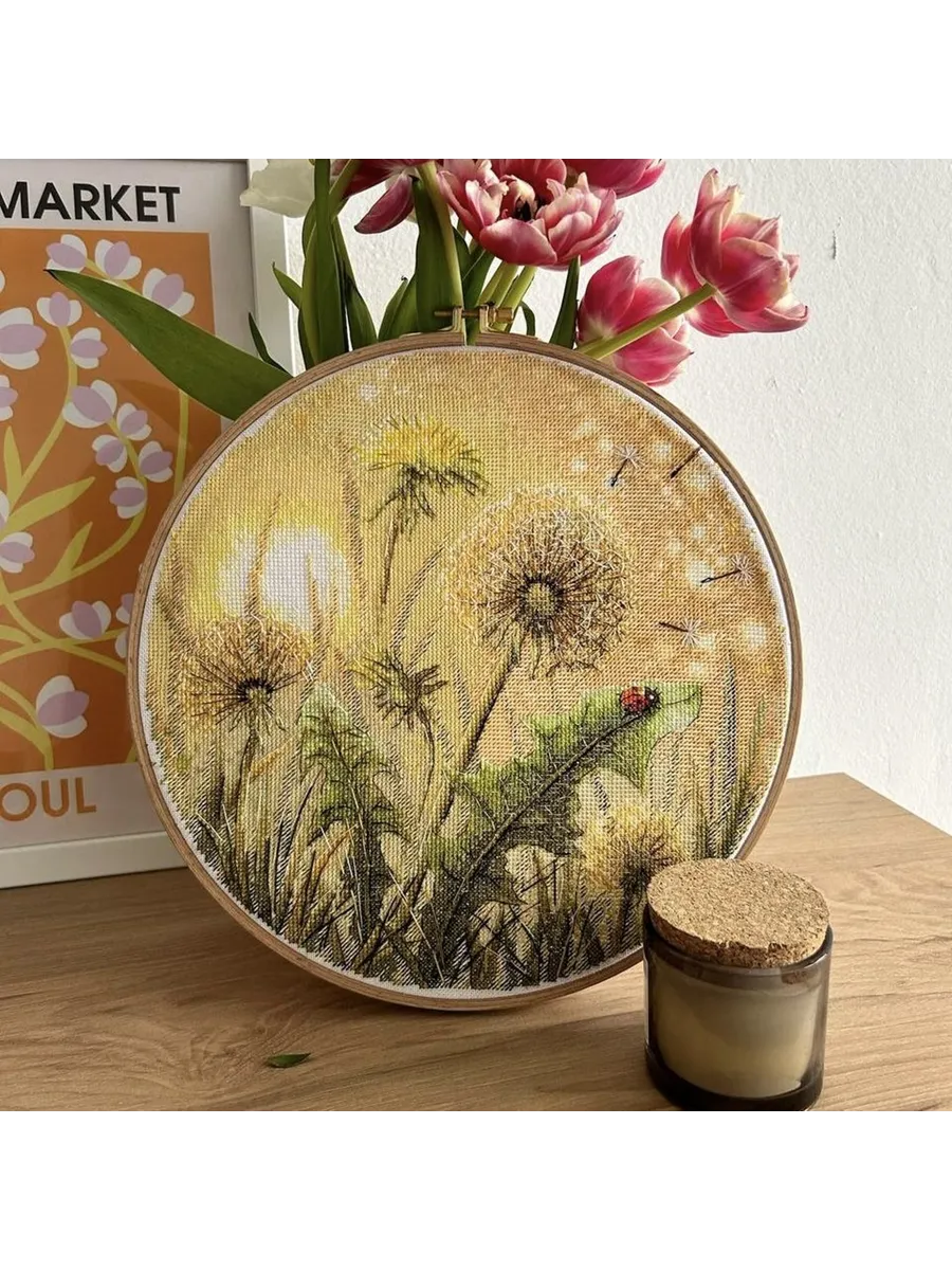 Time to Fly by World of Cross Stitch (Mir Vyshivki) designer Olga Tikhomirova Counted cross stitch kit