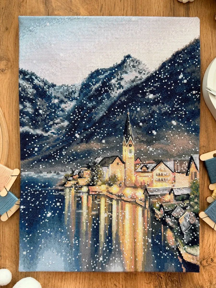 Hallstatt by World of Cross Stitch (Mir Vyshivki) Counted cross stitch kit
