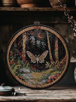 Night Symphony by World of Cross Stitch (Mir Vyshivki) design by Stitching Land Counted cross stitch kit