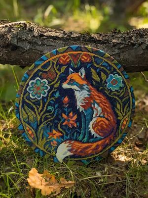 Fox by World of Cross Stitch (Mir Vyshivki) design by Stitching Land Counted cross stitch kit