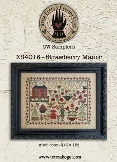 Strawberry Manor by Teresa Kogut's Creative Whims 2022 Counted cross stitch booklet