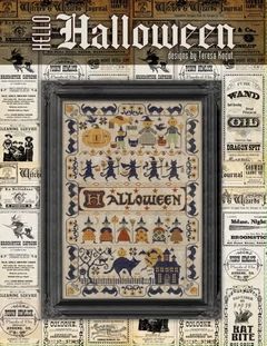 Hello Halloween by Teresa Kogut's Creative Whims 2021 Counted cross stitch Sampler Book