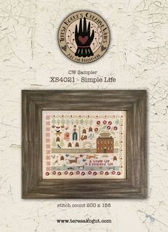 Simple Life by Teresa Kogut's Creative Whims 2022 Counted cross stitch Pattern