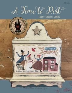 A Time to Rest by Teresa Kogut's Creative Whims 2025 Every Season Series - Winter Counted cross stitch booklet